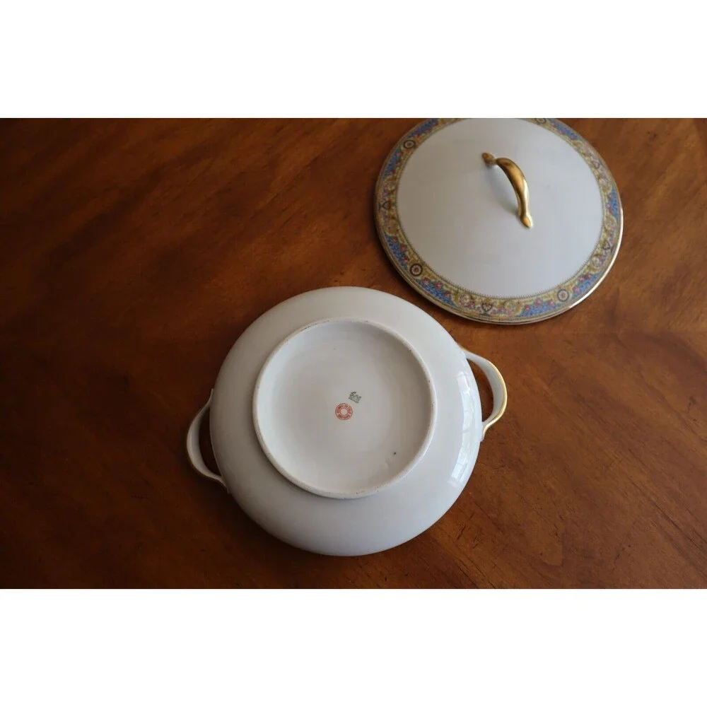 Charles Field Haviland Limoges Soup Tureen Bowl France CFH9 Covered Lid Dish